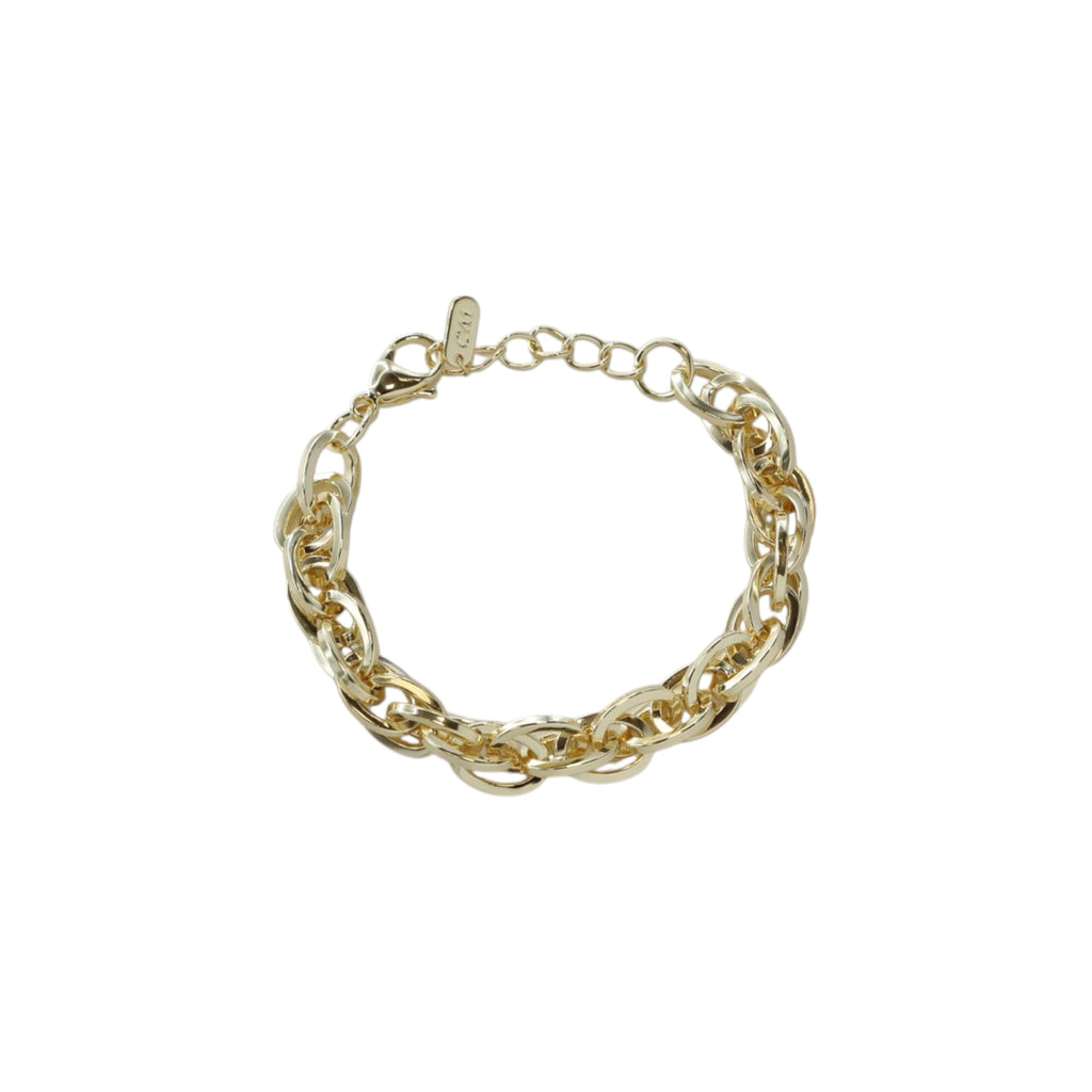 14K Gold Plated Chunky Chain Bracelet – Boldy