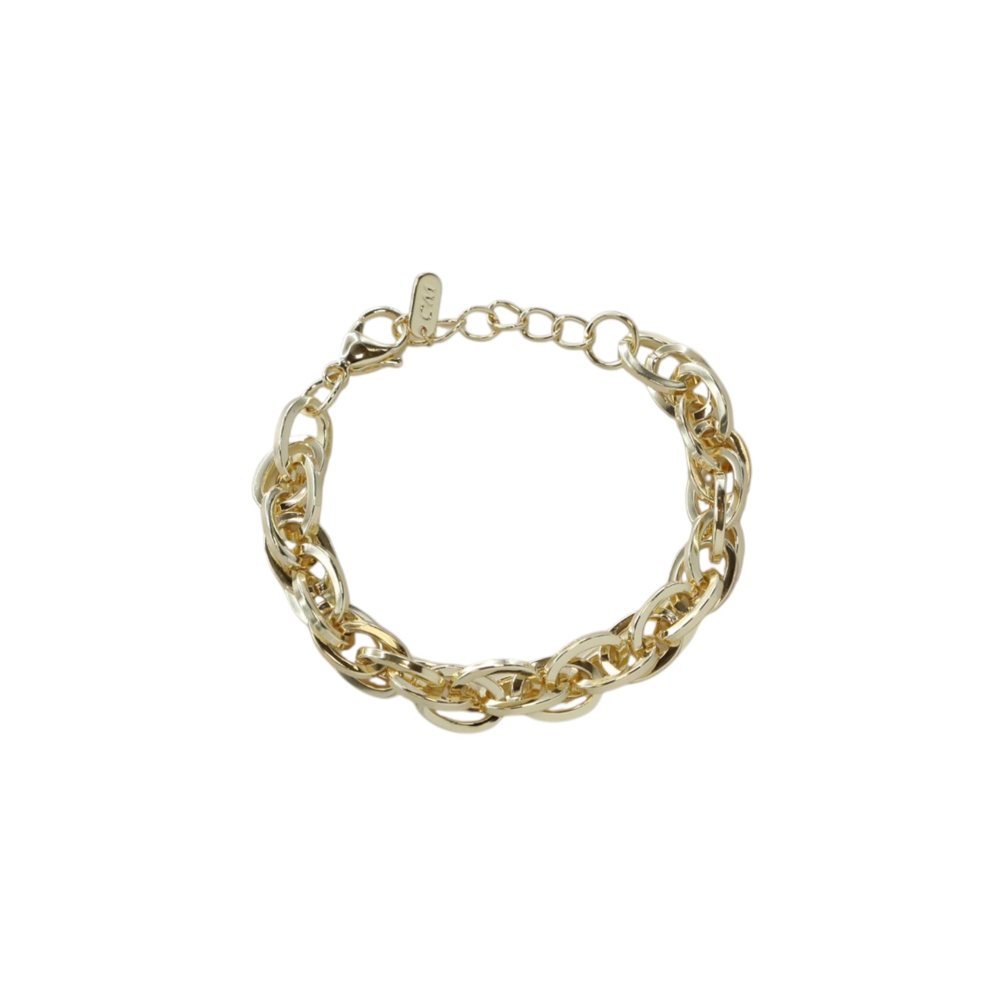 14K Gold Plated Chunky Chain Bracelet – Boldy