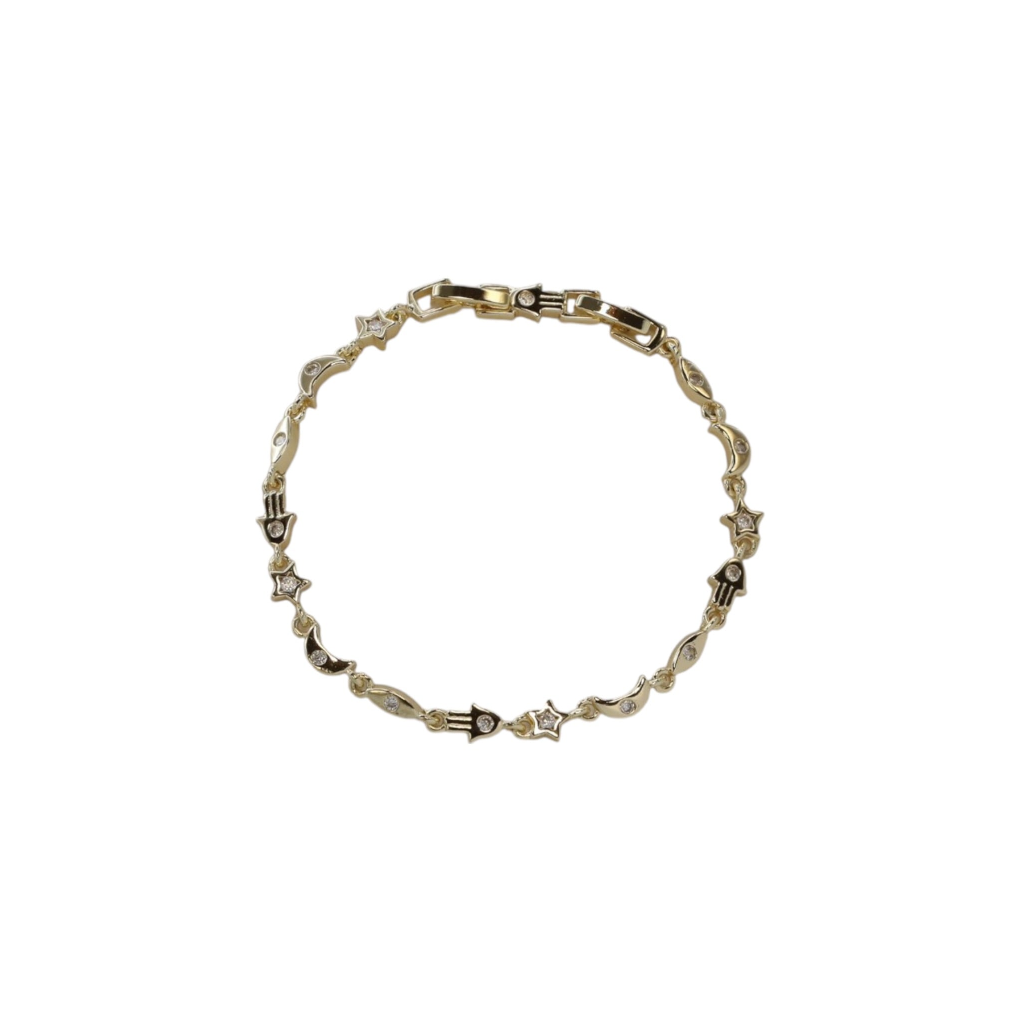 Celestial Guardian Bracelet – Luck | 14K Gold Plated