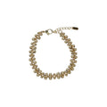 Textured Gold Bead Bracelet – Aria | 14K Gold Plated