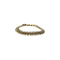 CZ Spiked Gold Bracelet – Astra Petite | 14K Gold Plated