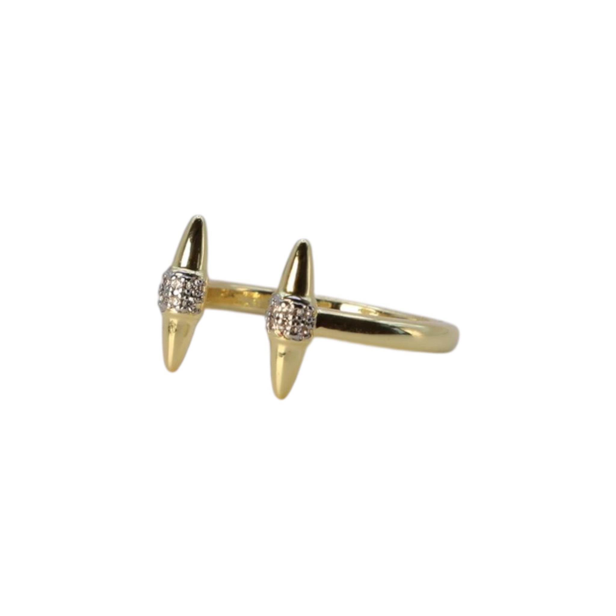 Pavé Spike Adjustable Ring – Dravyn