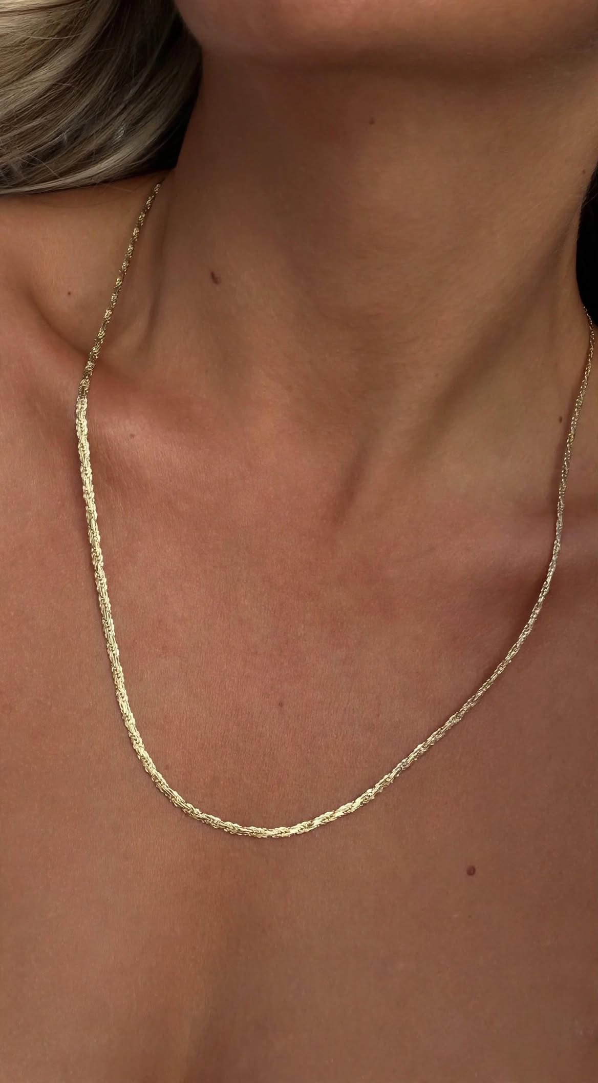 TWIST – Textured Rope Chain Necklace