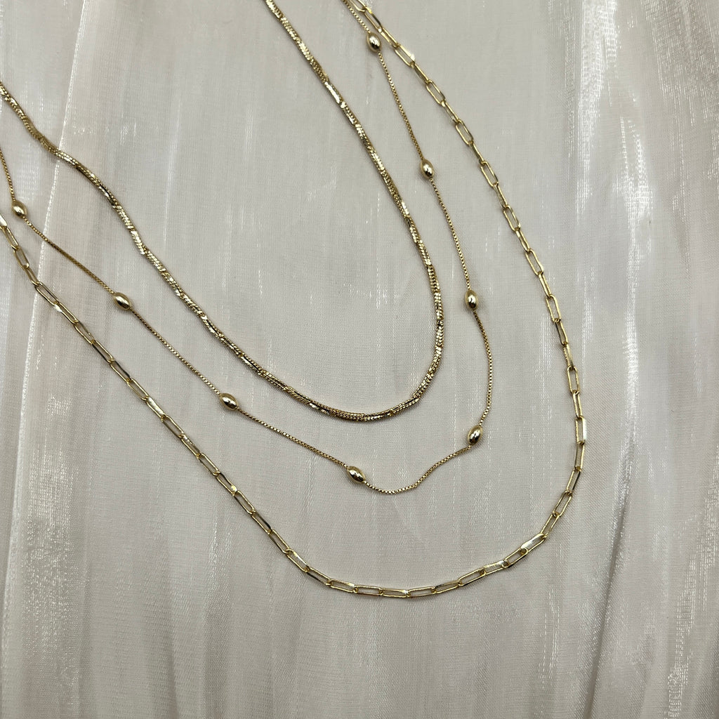 Elongated Link Chain Necklace – Vessara | 14K Gold Plated