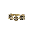 Hexagon Stone Adjustable Ring – Nyvera