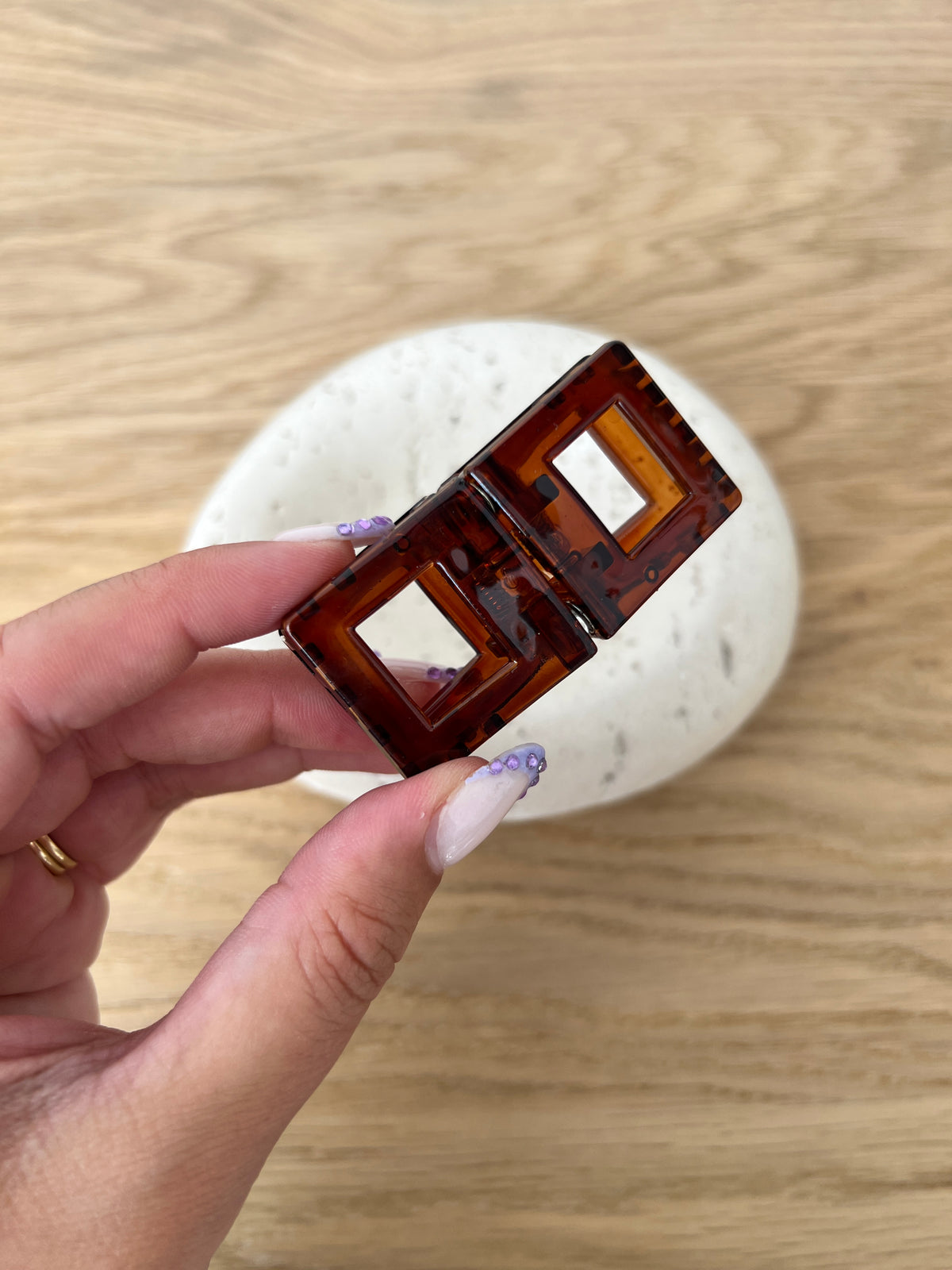 Square Magnetic Hair Clip