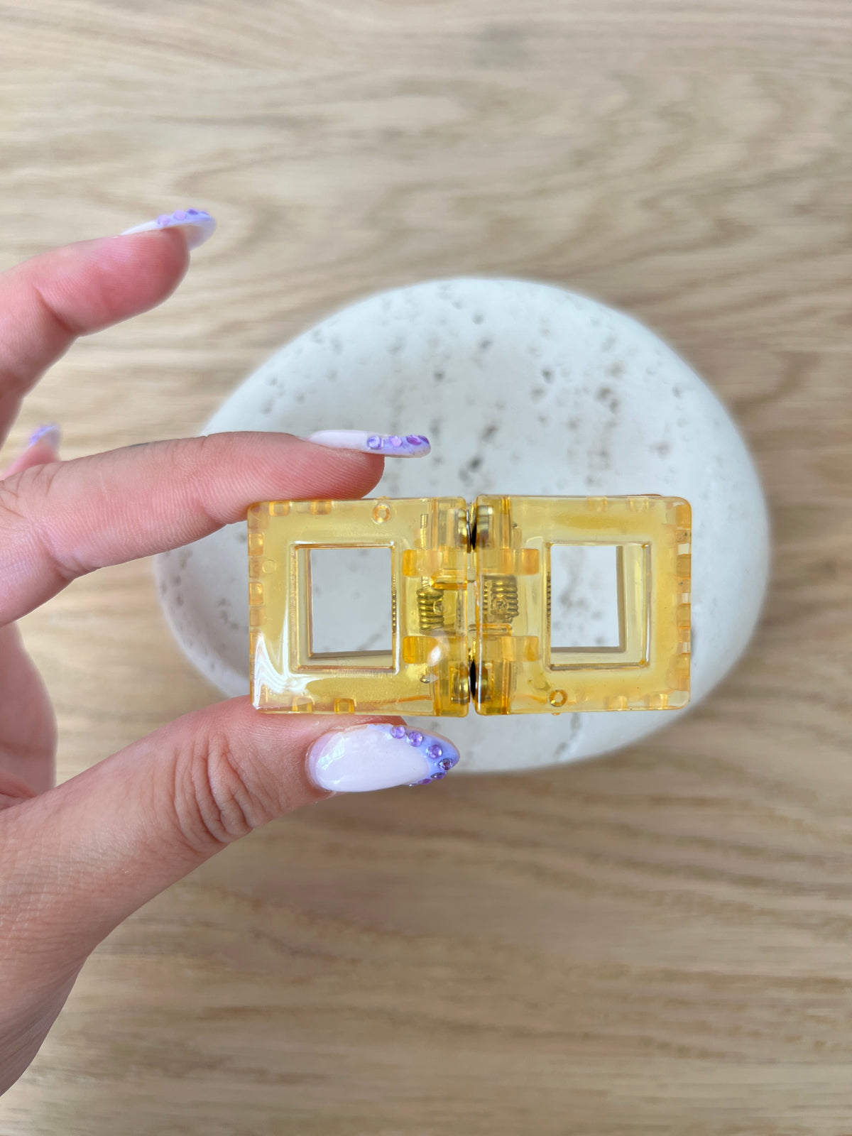 Square Magnetic Hair Clip