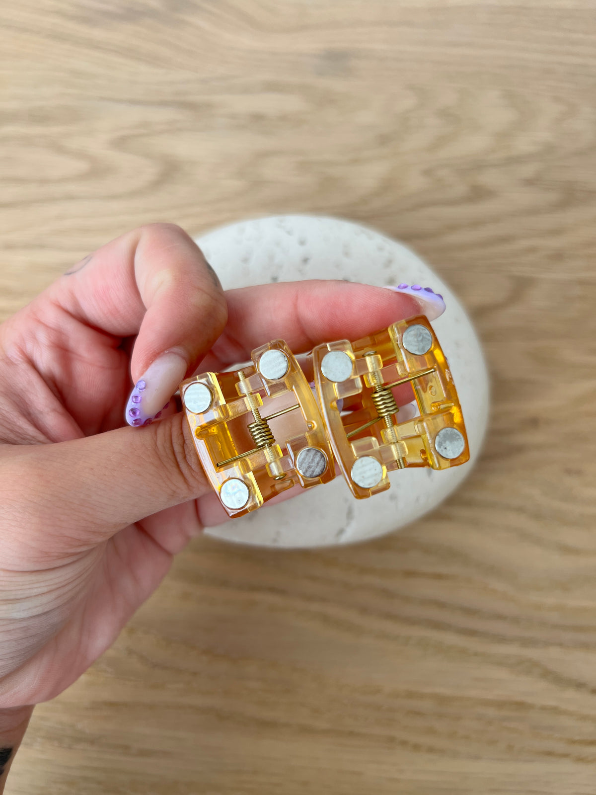 Square Magnetic Hair Clip