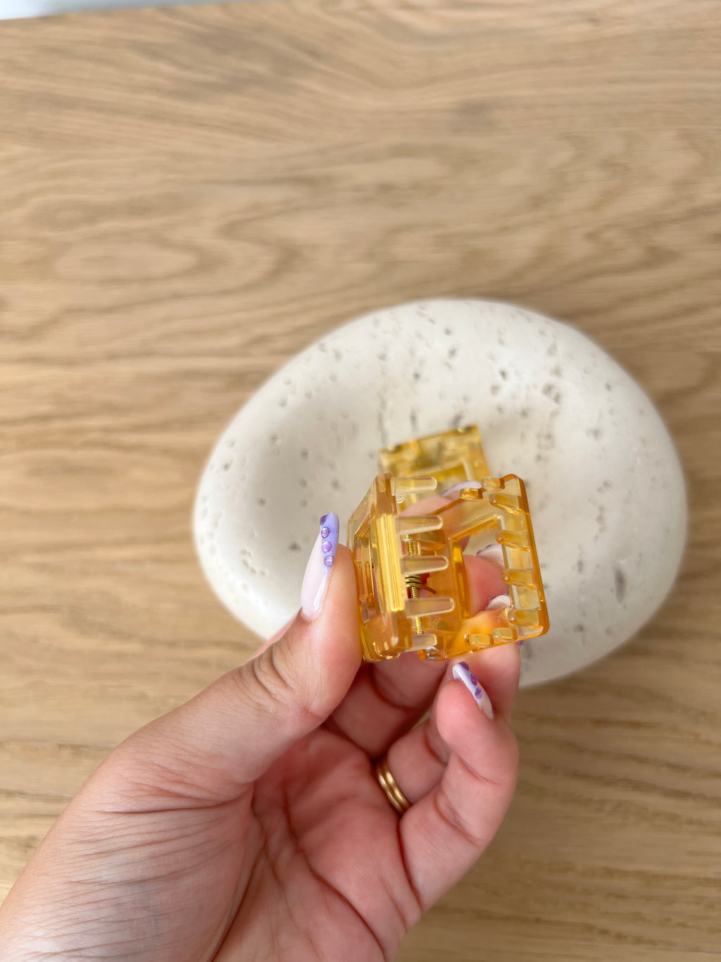 Square Magnetic Hair Clip