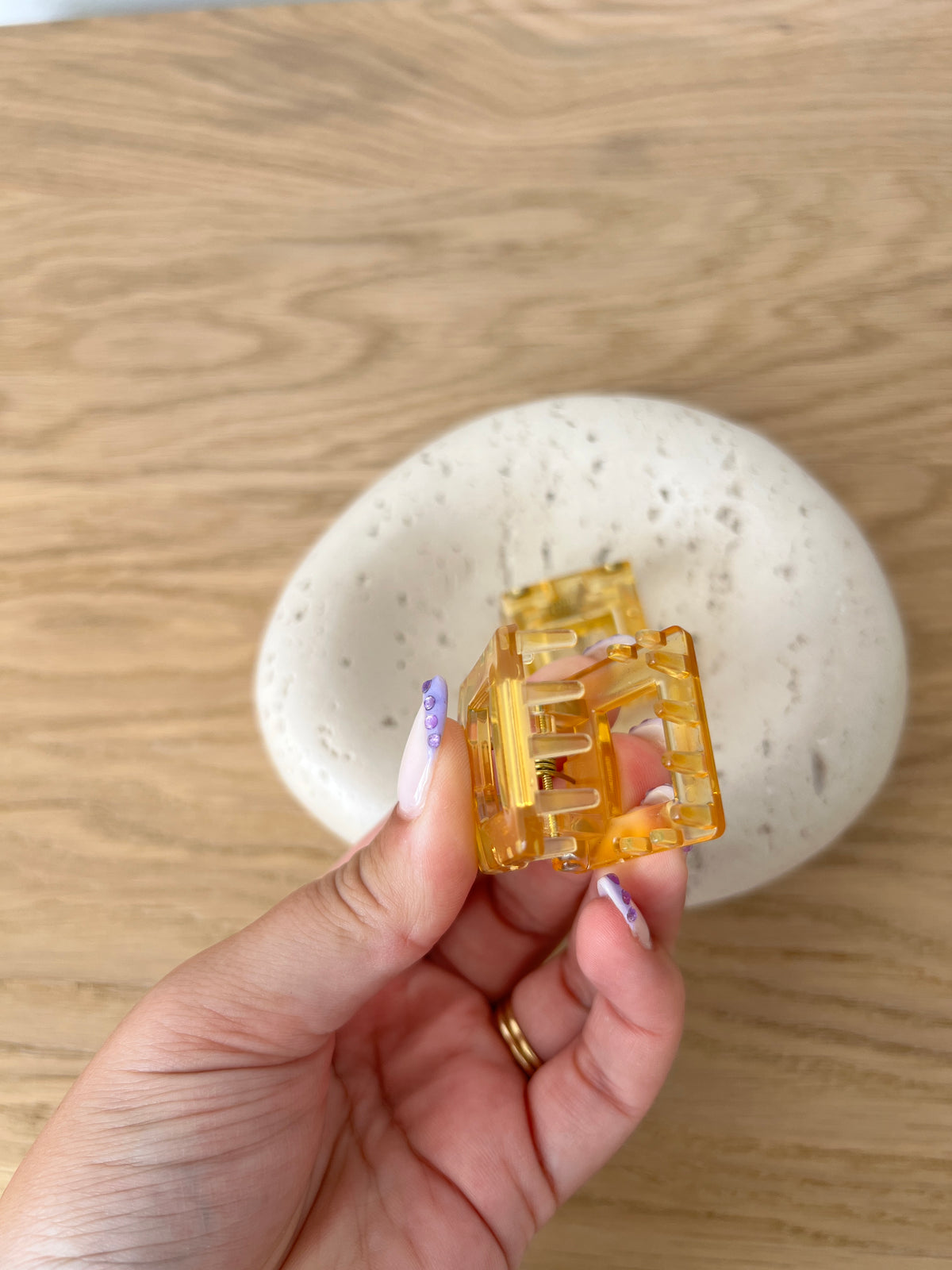 Square Magnetic Hair Clip