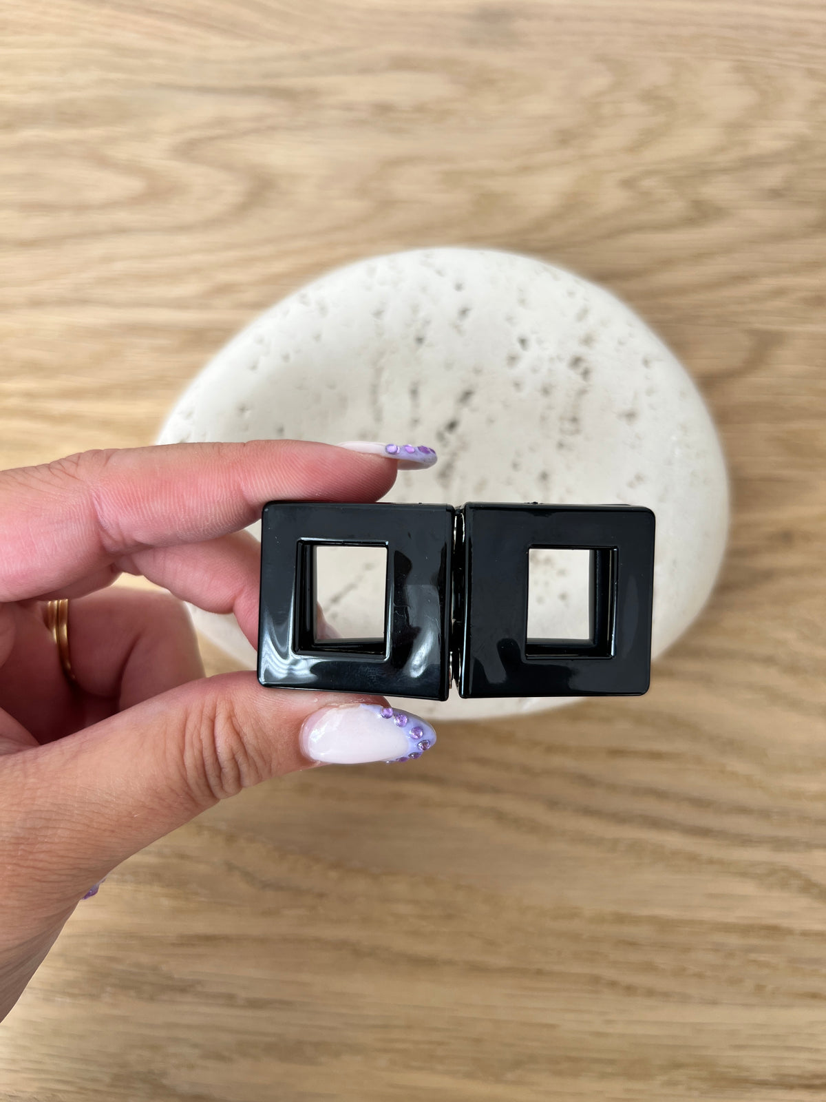 Square Magnetic Hair Clip