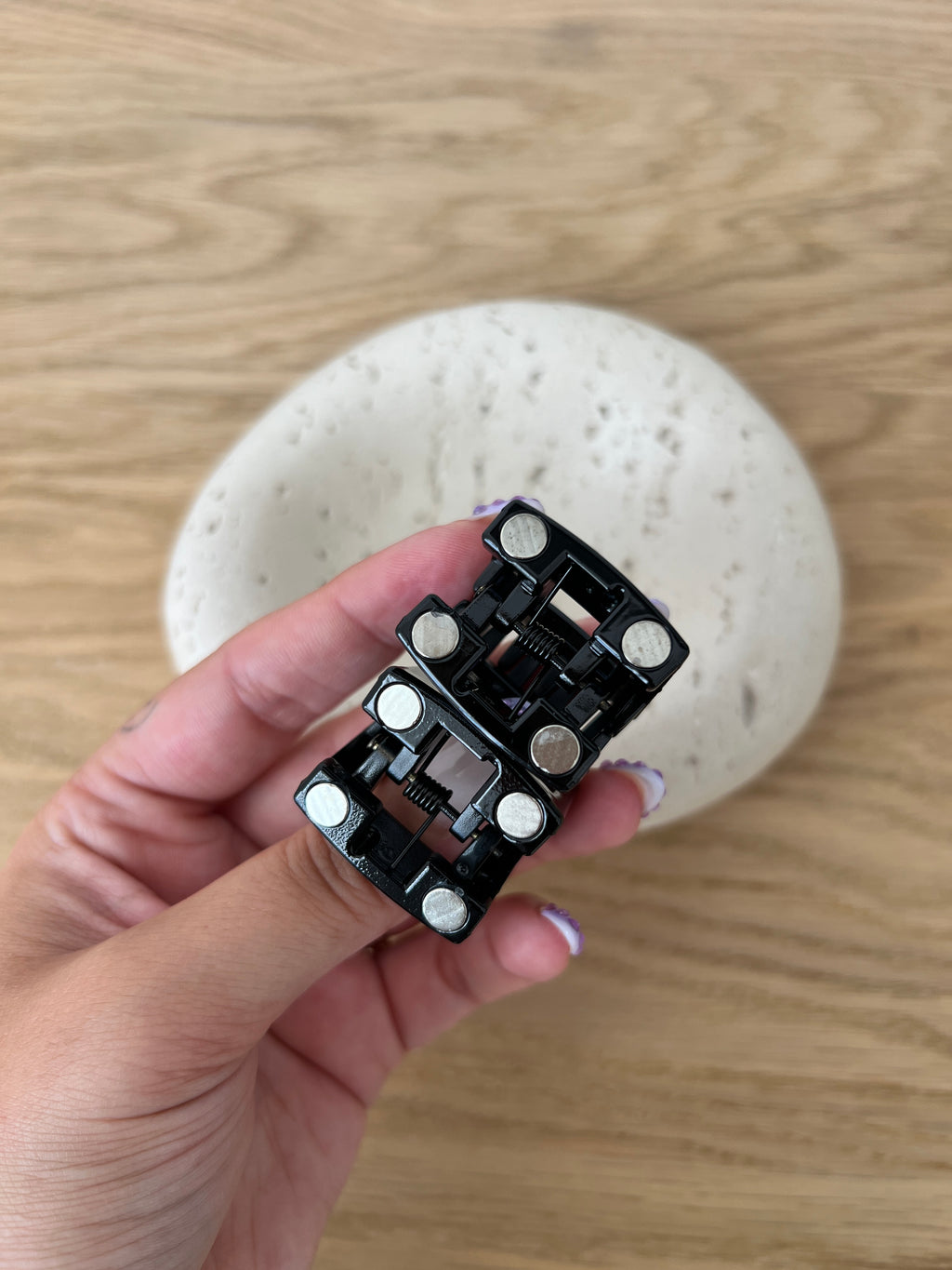 Square Magnetic Hair Clip