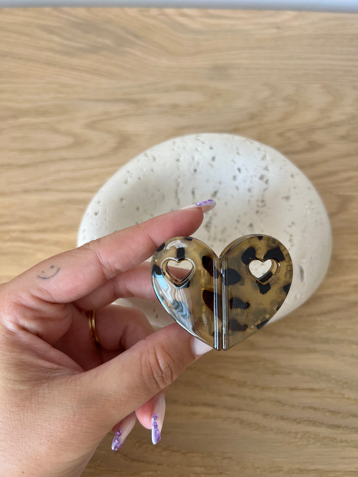 Heart Magnetic Hair Clip