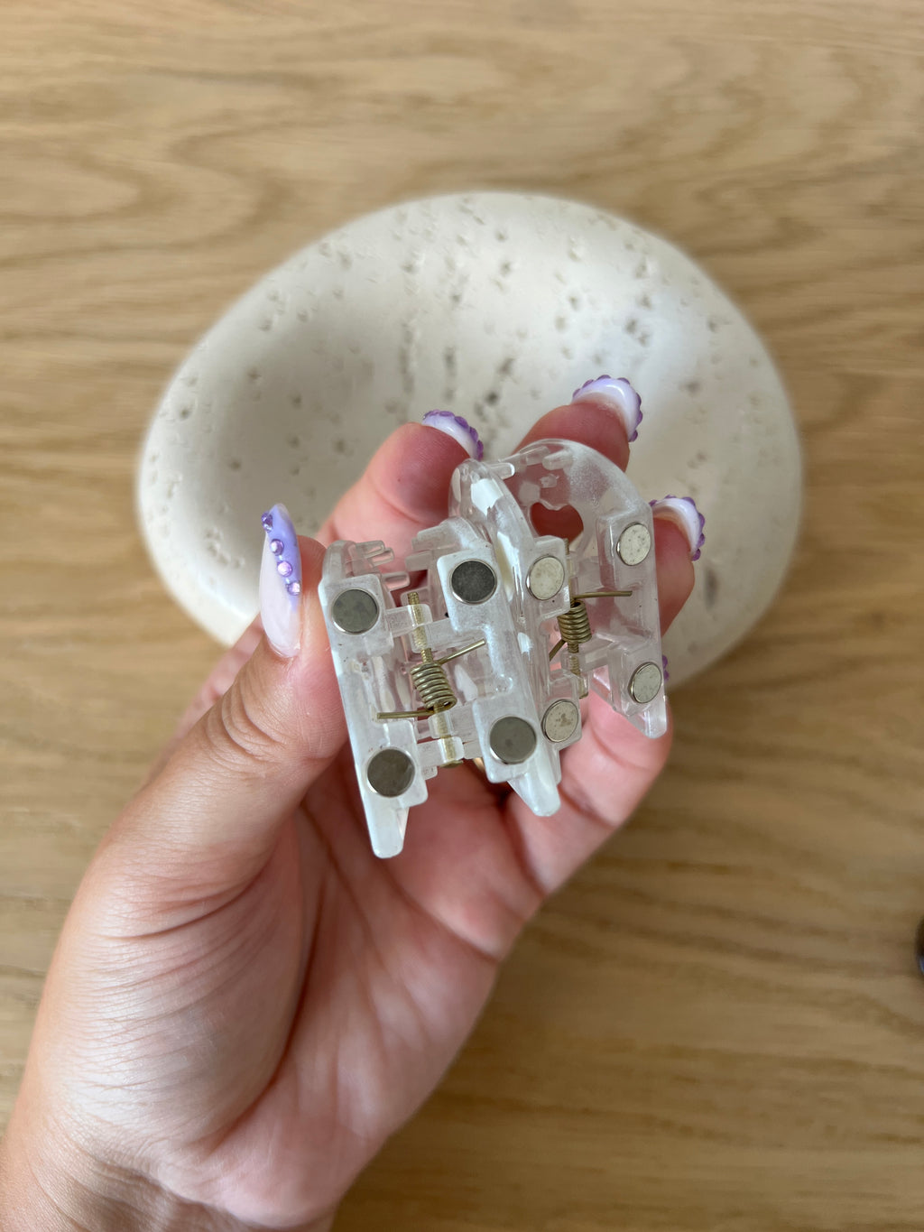 Heart Magnetic Hair Clip