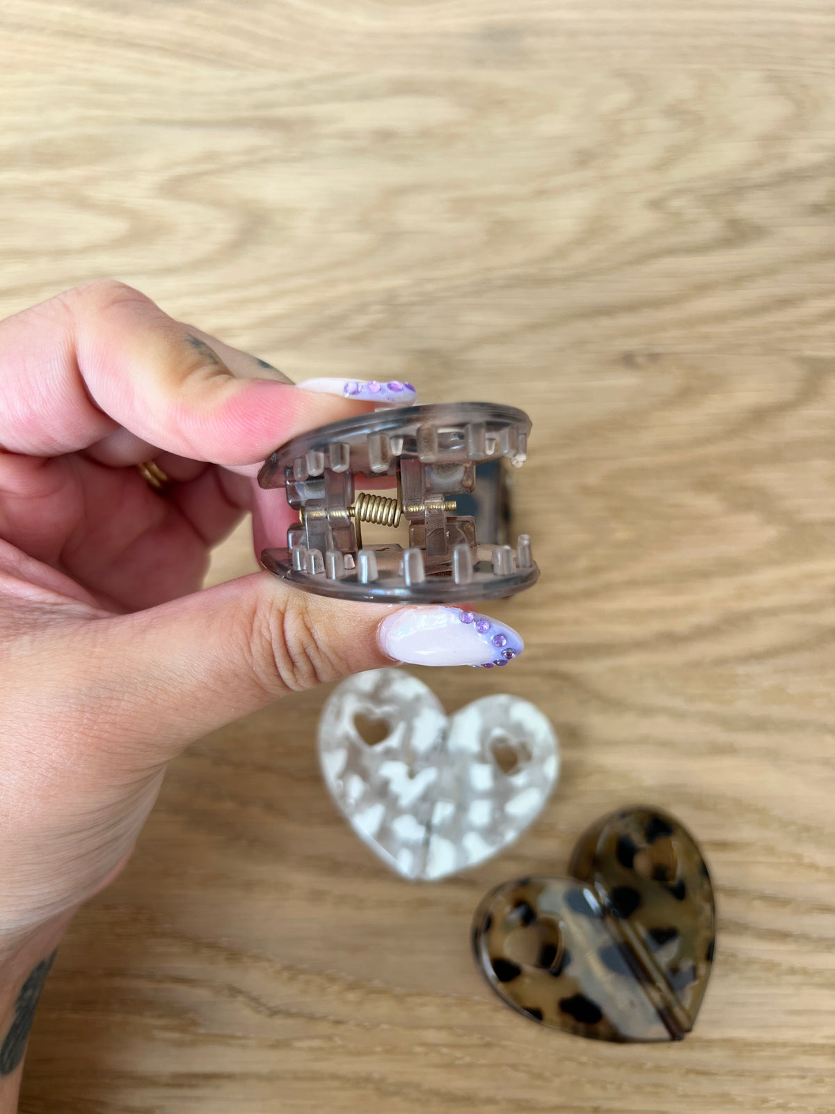 Heart Magnetic Hair Clip