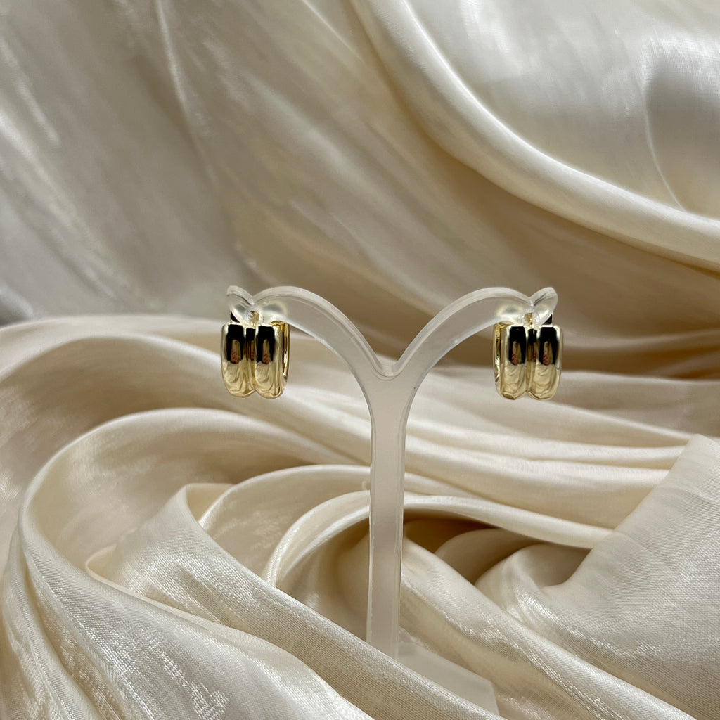 Luna Chunky Mini Hoop Earrings