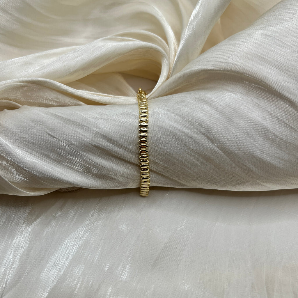 Minimal Gold Link Bracelet – Noa | 14K Gold Plated