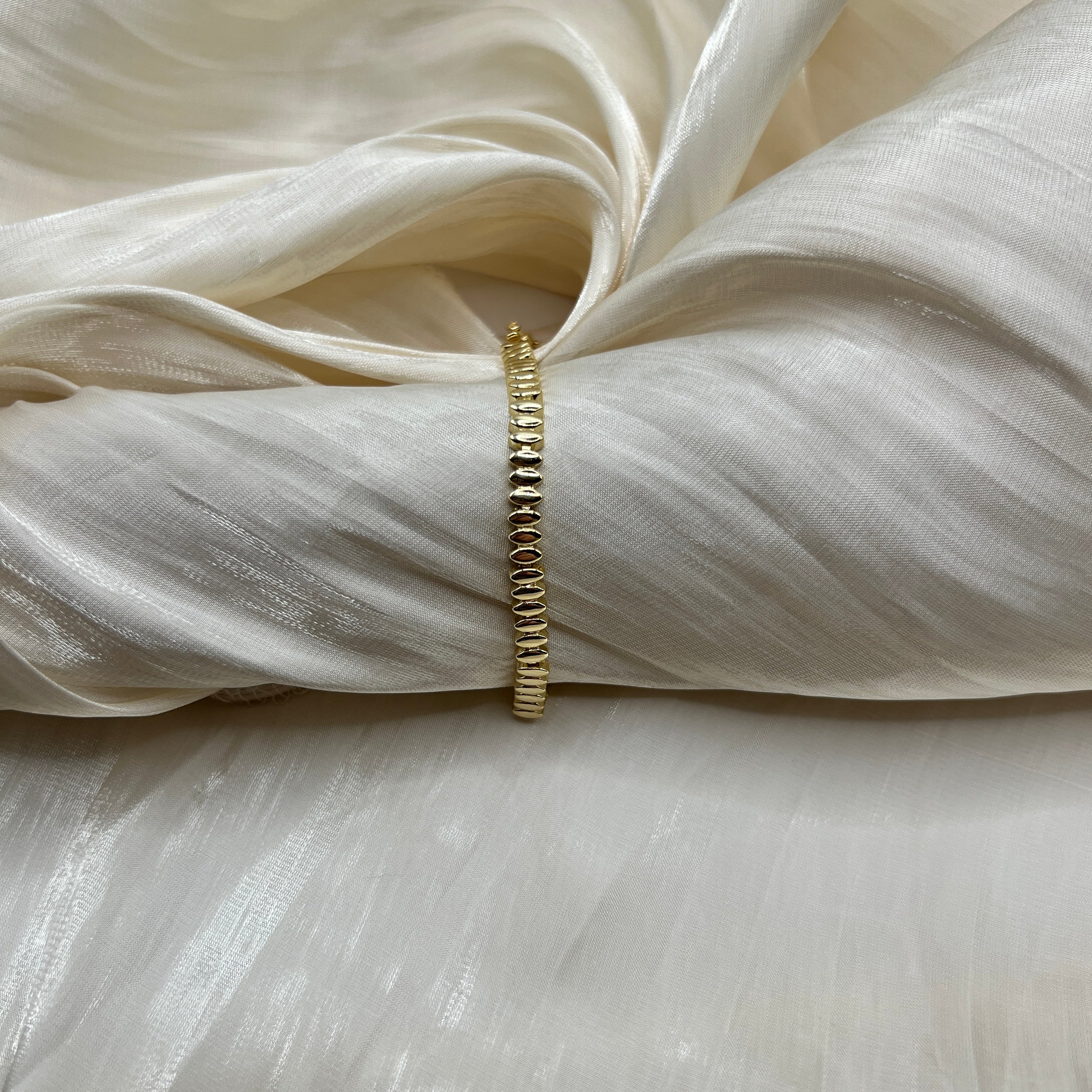 Minimal Gold Link Bracelet – Noa | 14K Gold Plated