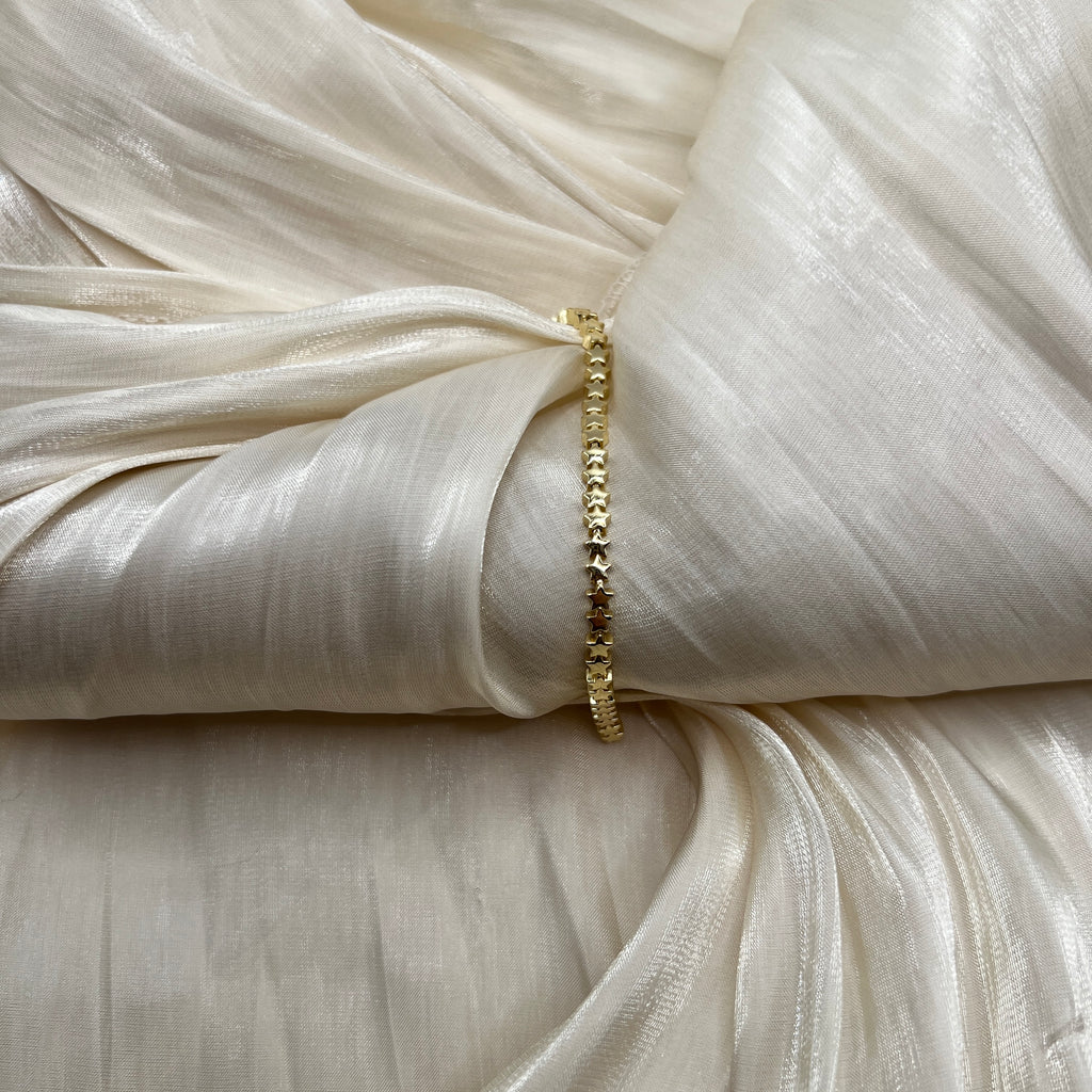 Minimal Star Chain Gold Bracelet – Serisse | 14K Gold Plated