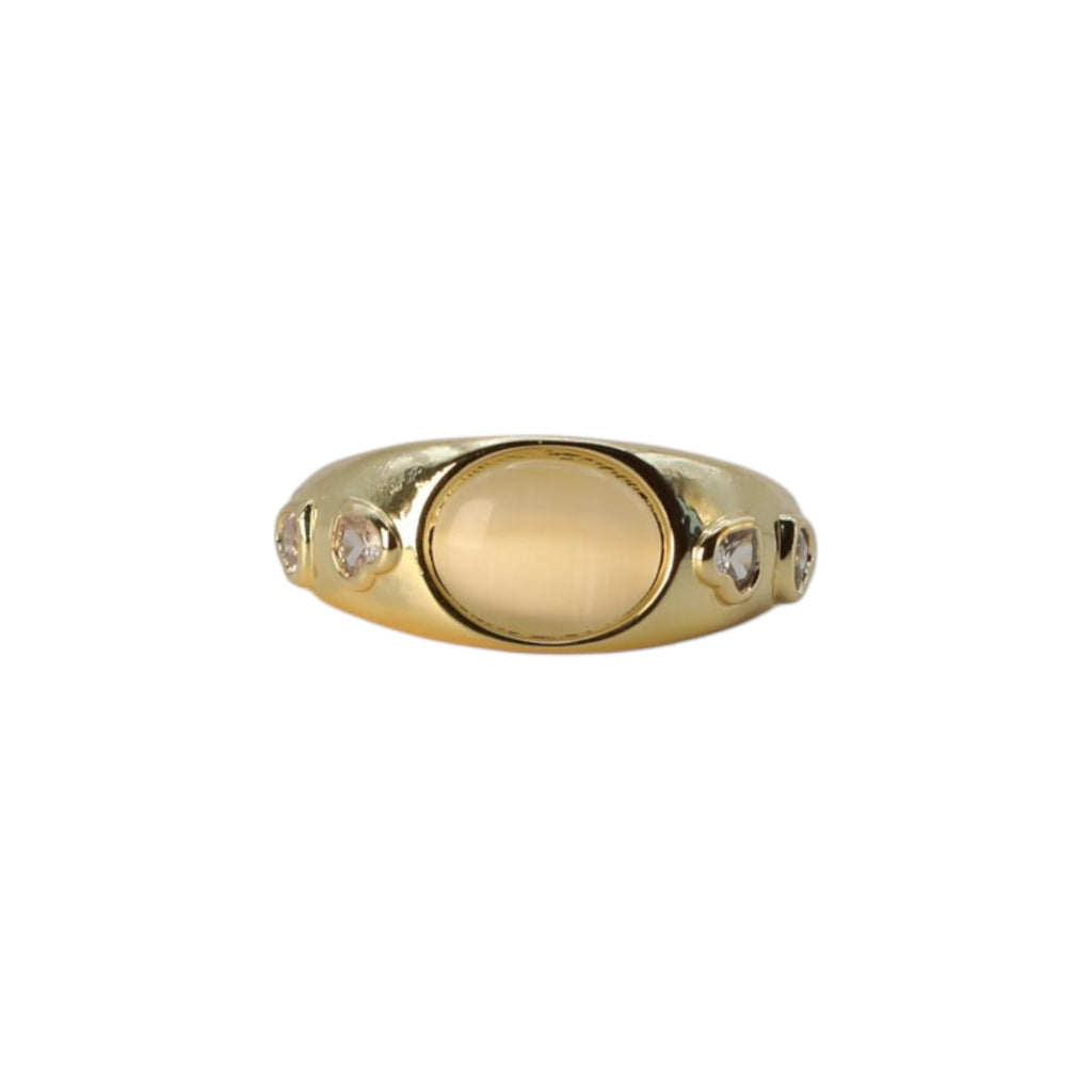 Oval Signet Adjustable Ring – Velmora
