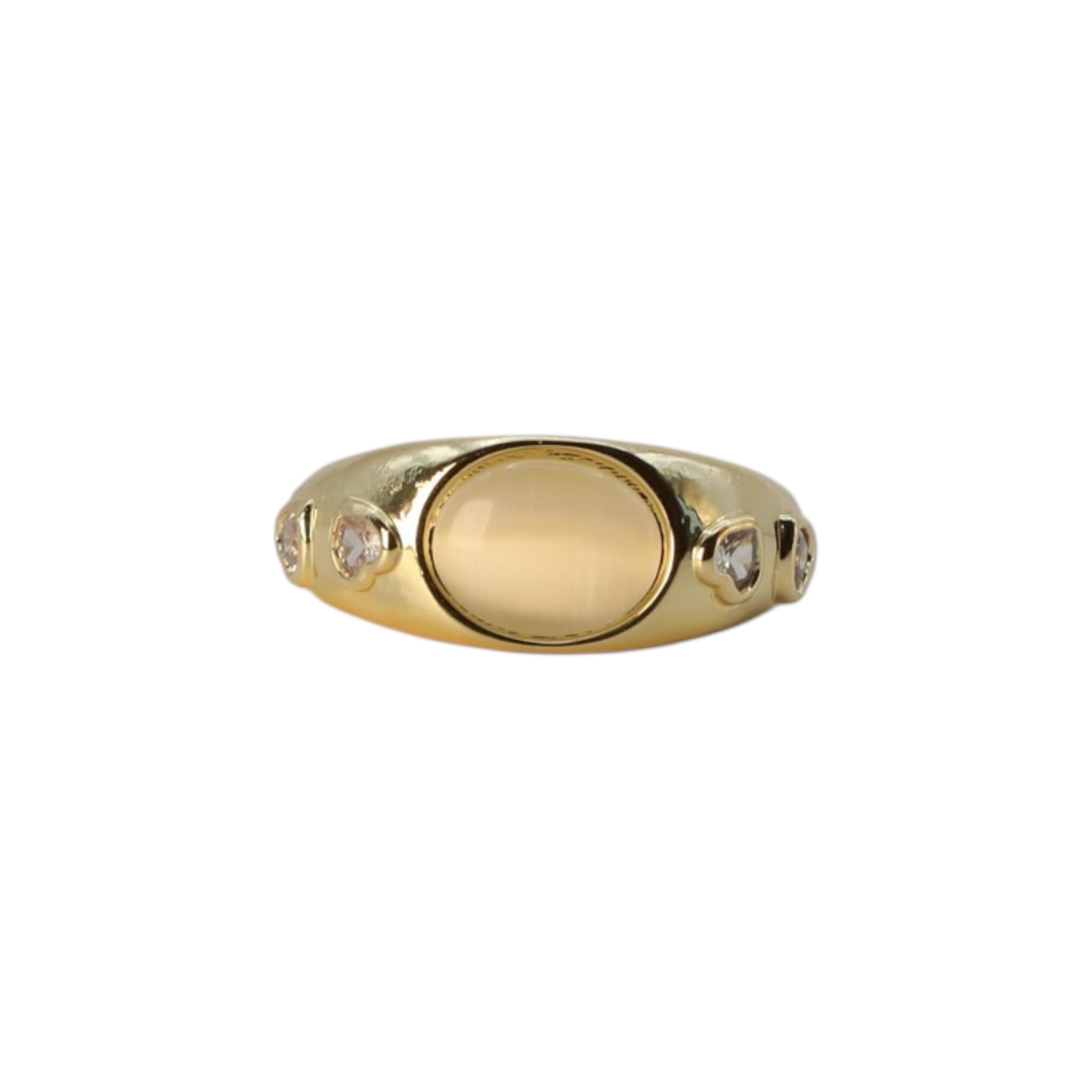 Oval Signet Adjustable Ring – Velmora