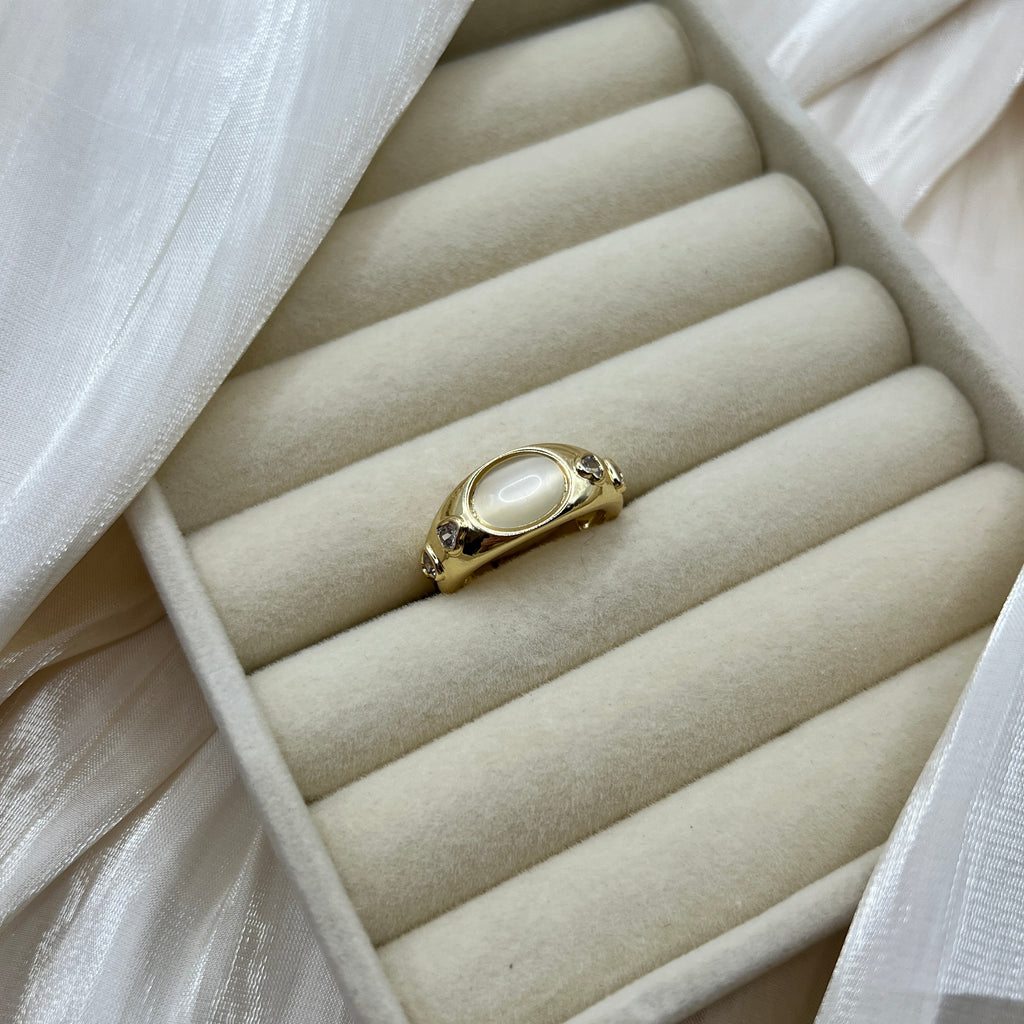 Oval Signet Adjustable Ring – Velmora