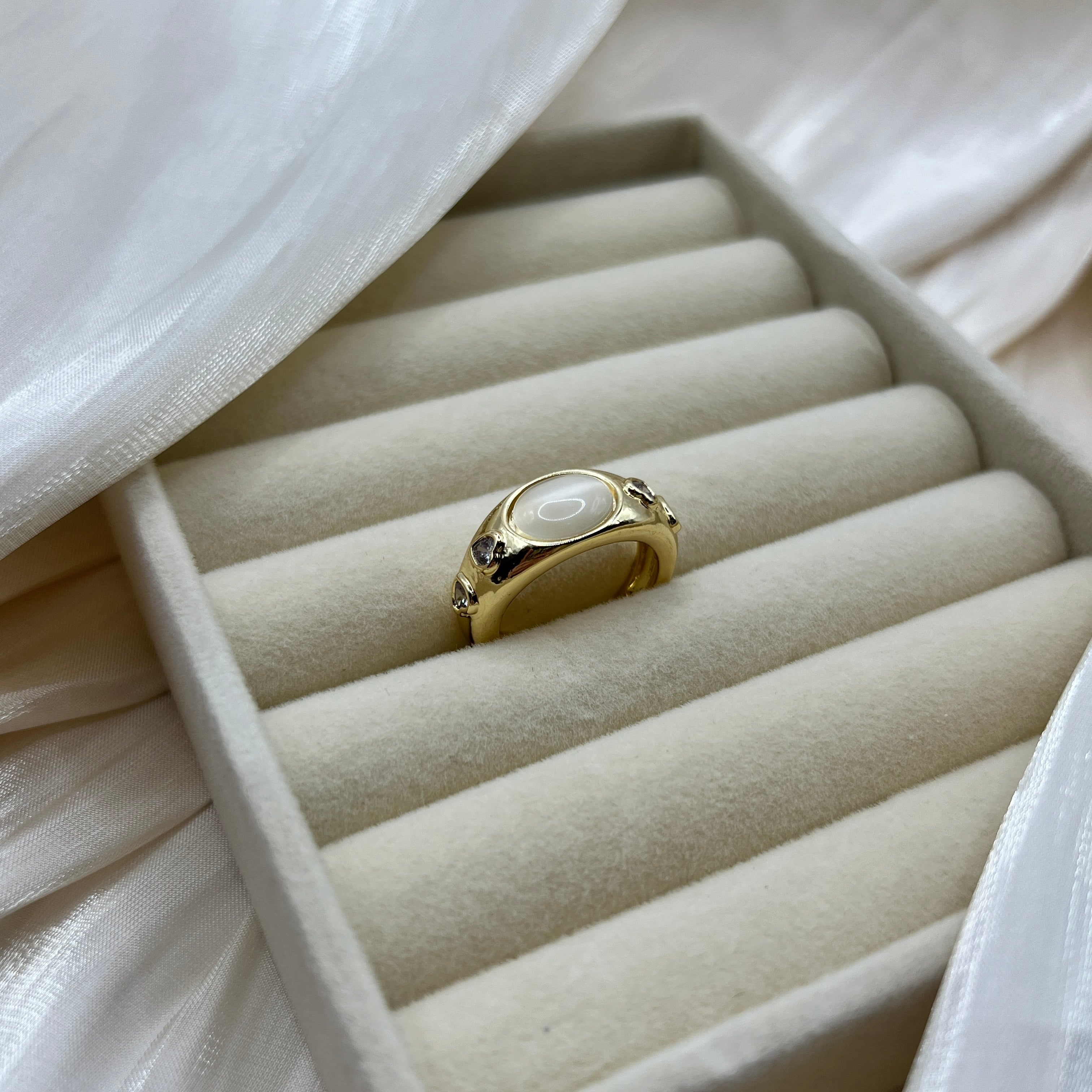 Oval Signet Adjustable Ring – Velmora