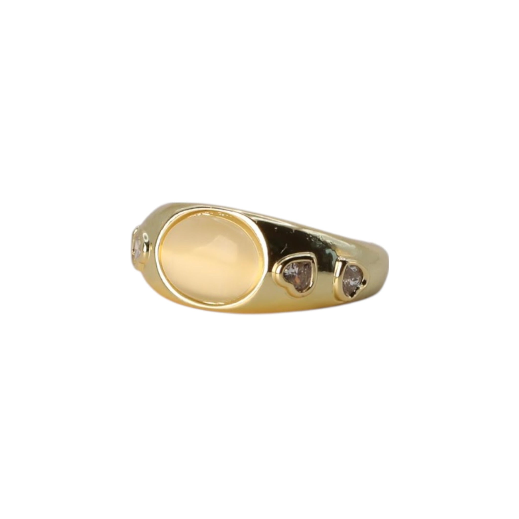 Oval Signet Adjustable Ring – Velmora