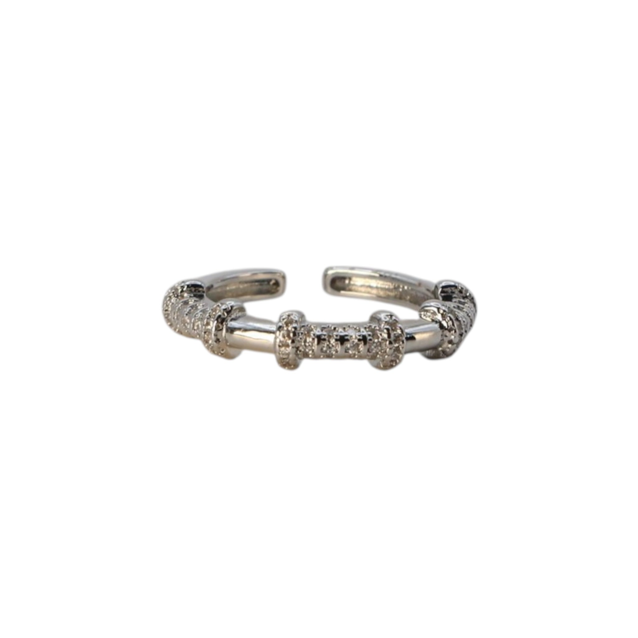 Pave Segment Adjustable Ring – Zephyra