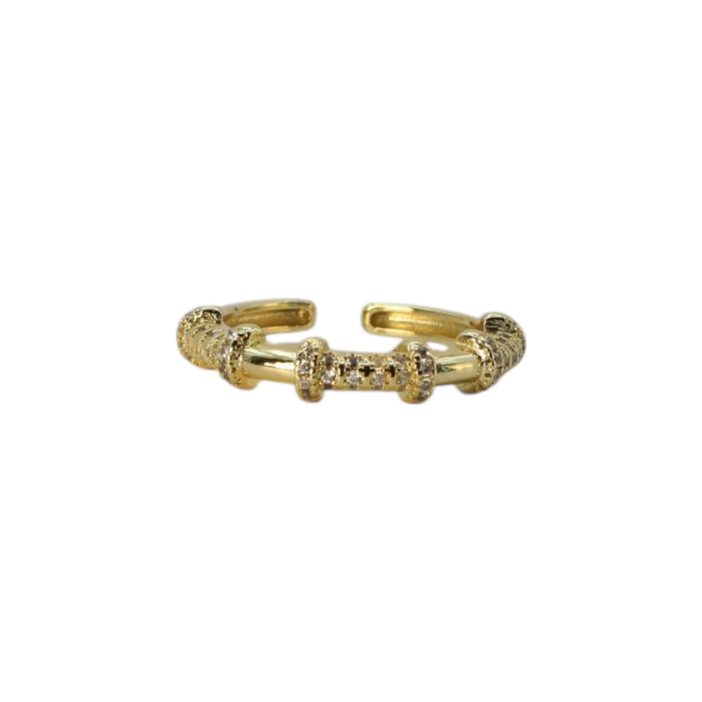 Pave Segment Adjustable Ring – Zephyra