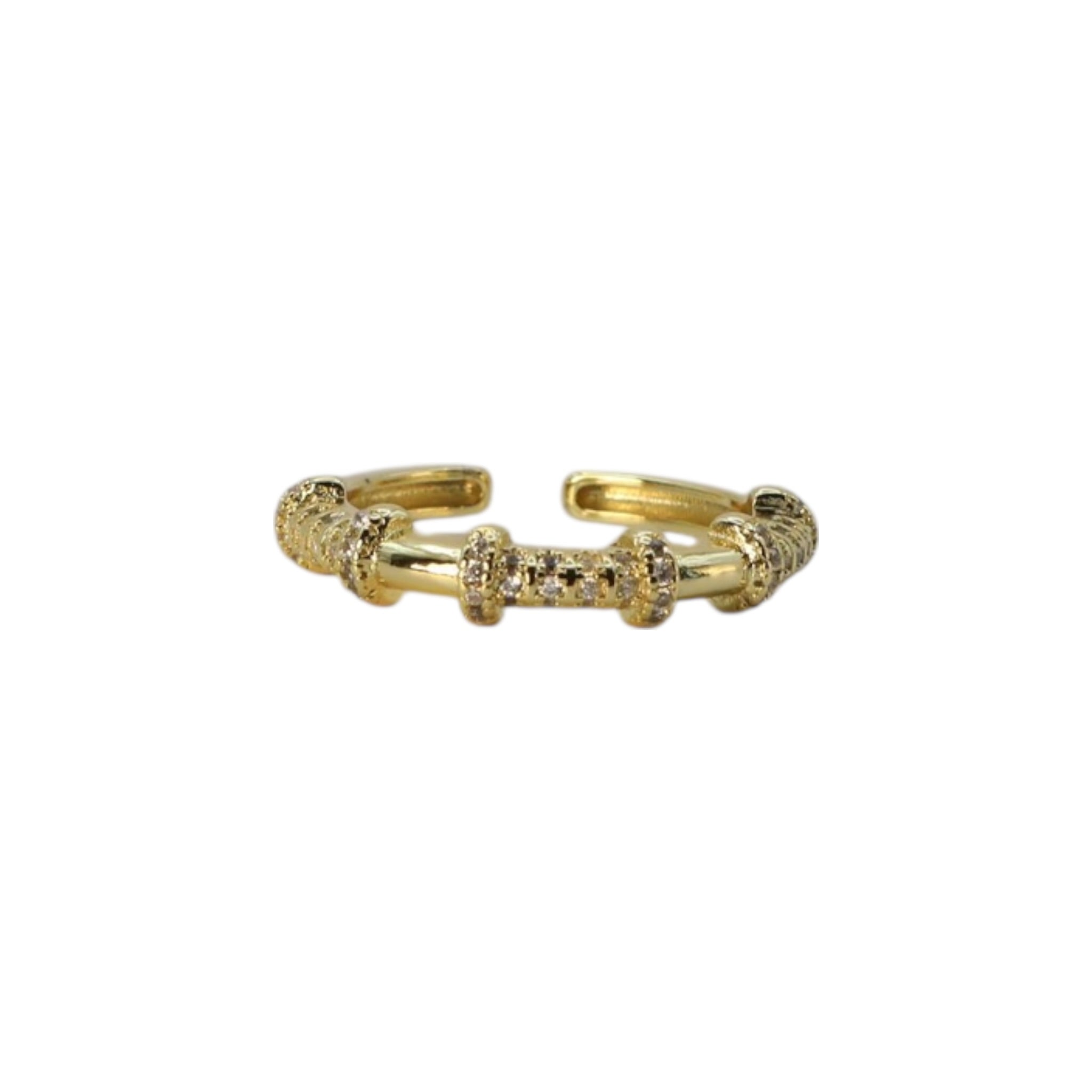 Pave Segment Adjustable Ring – Zephyra