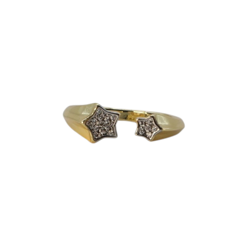 Pave Star Adjustable Ring-Astra