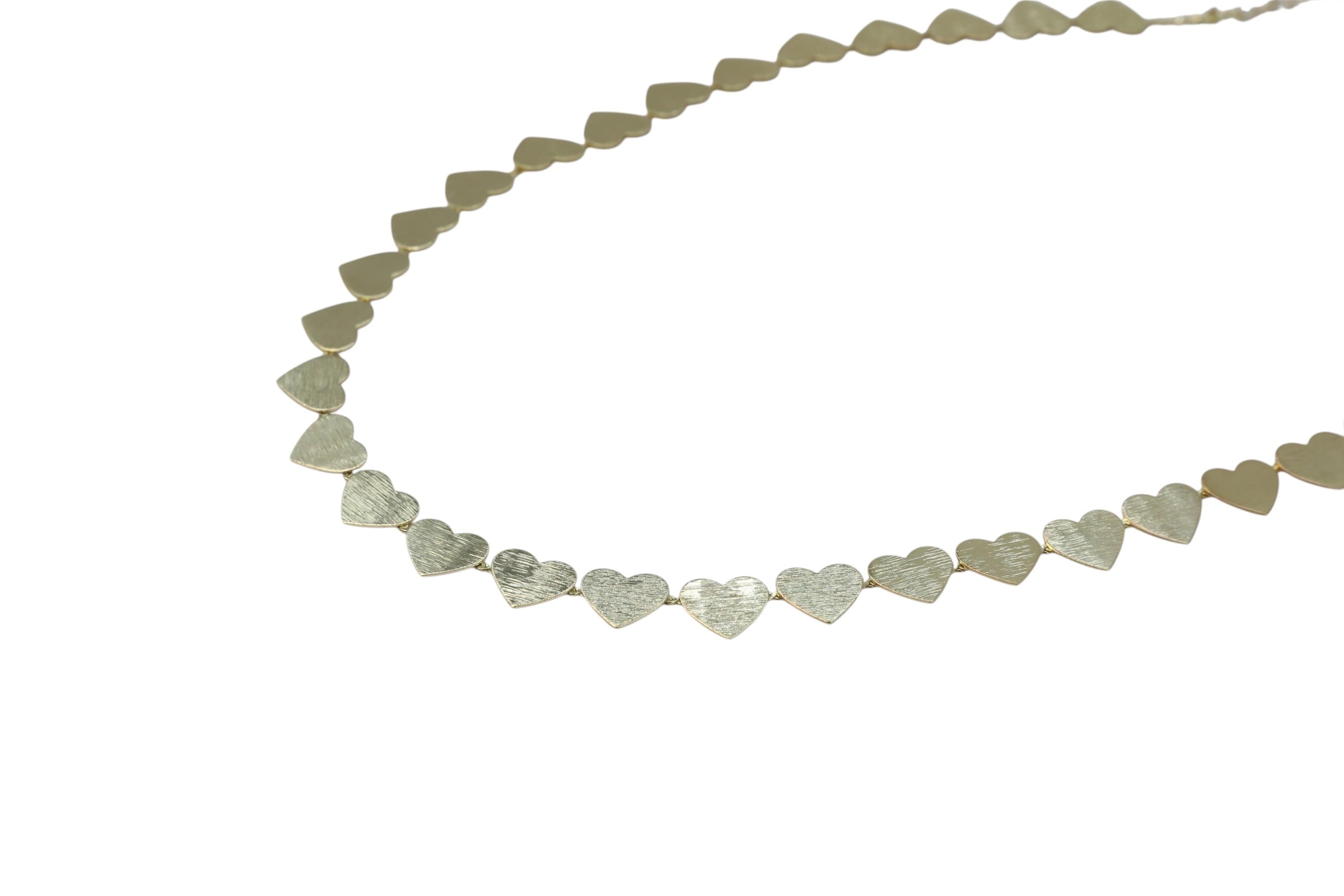 Petite Heart Chain Necklace – Serelune | 14K Gold Plated
