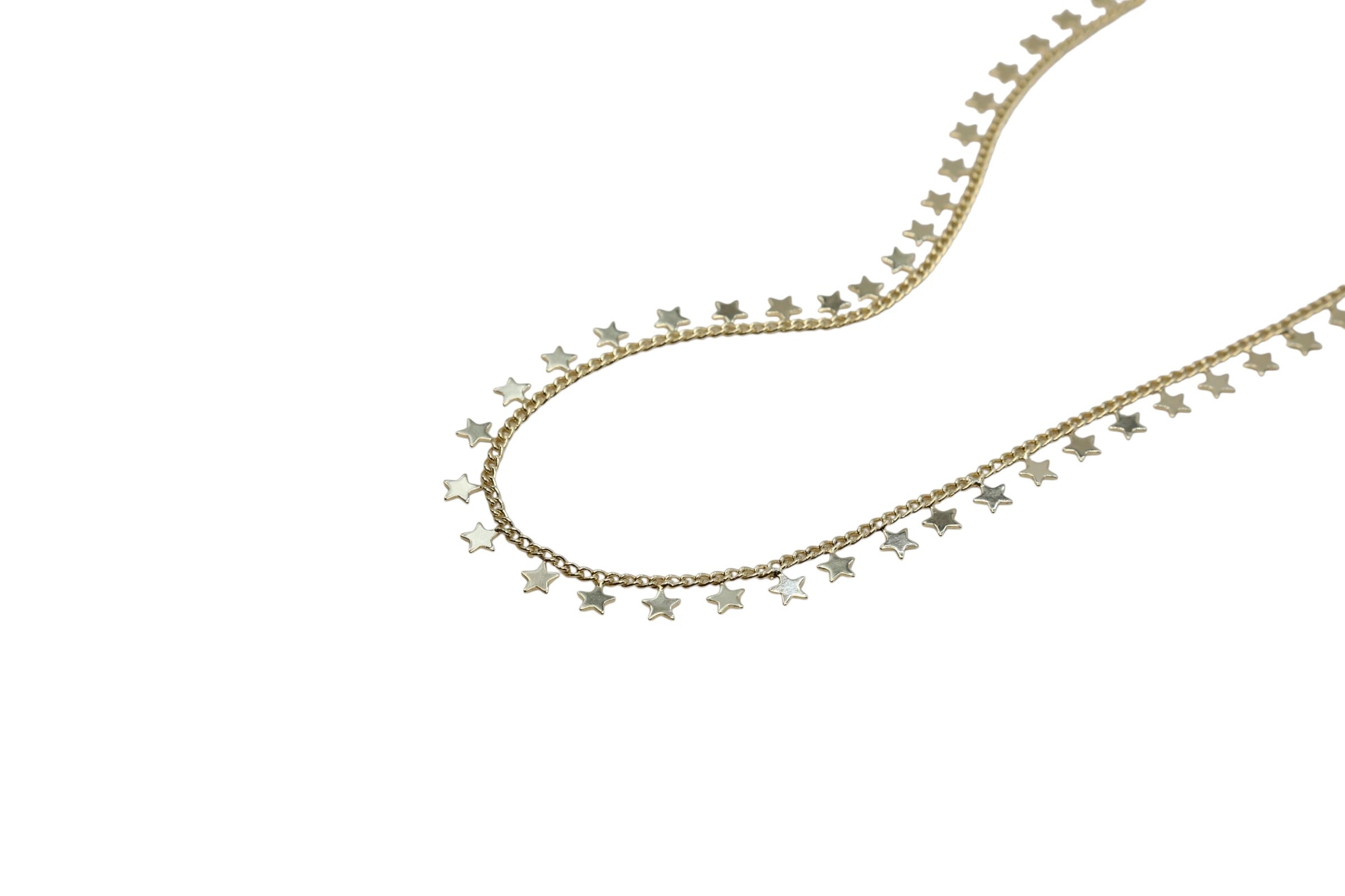 Petite Star Chain Necklace – Avelora | 14K Gold Plated