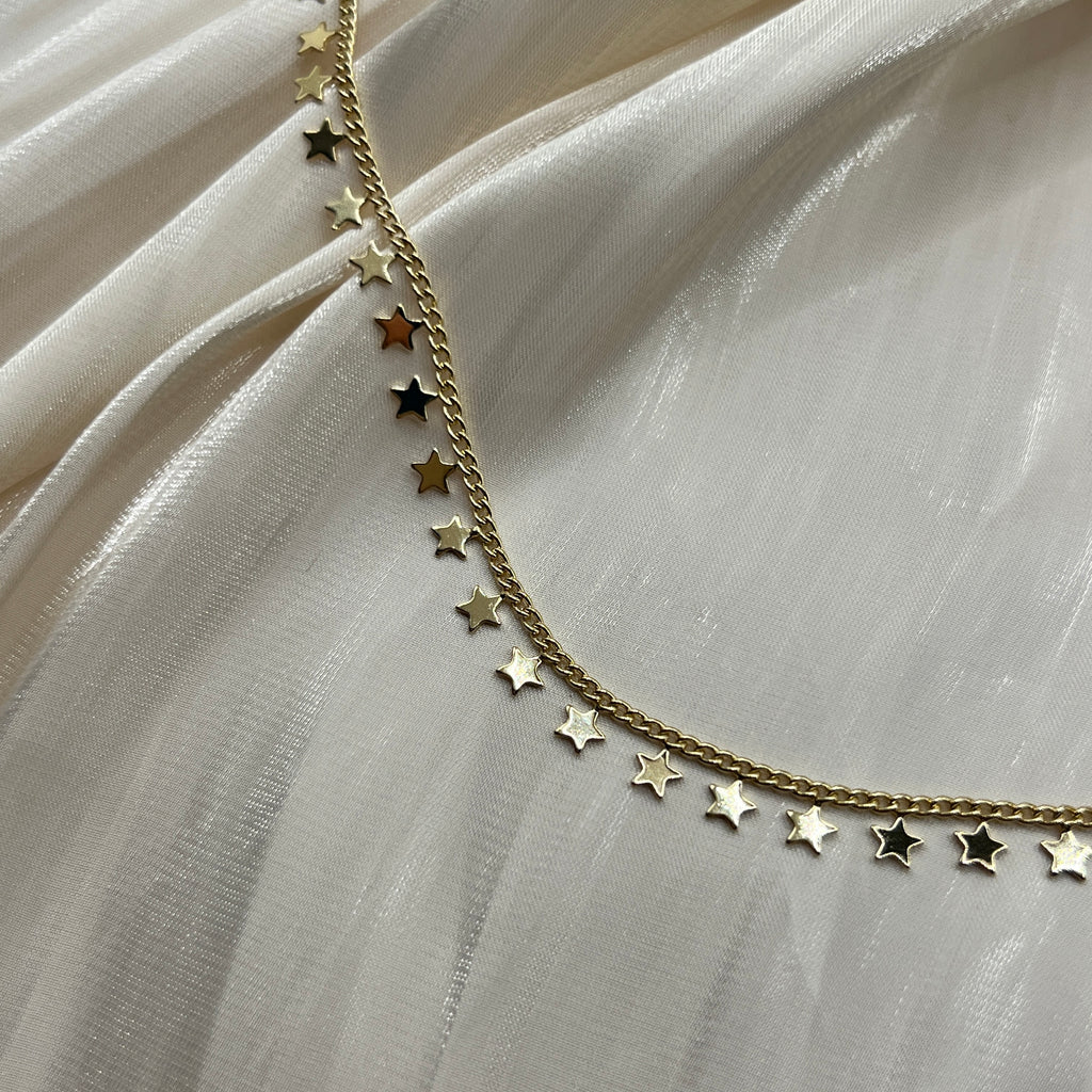 Petite Star Chain Necklace – Avelora | 14K Gold Plated