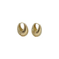 Ribbed Chunky Hoop Earrings – Velora