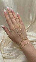 Serenelle Dot Hand Chain – 14K Gold Plated