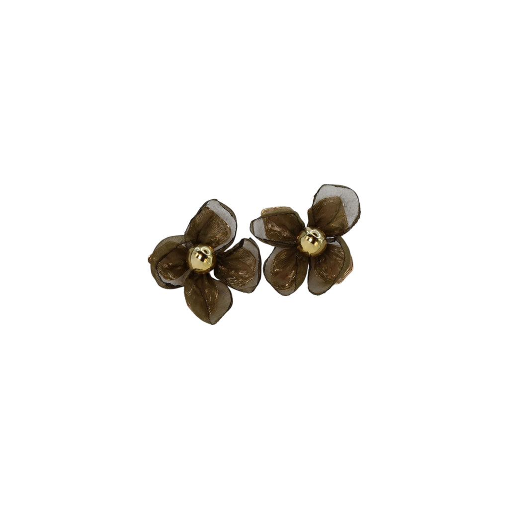 Sheer Bloom Statement Earrings – Lunelle