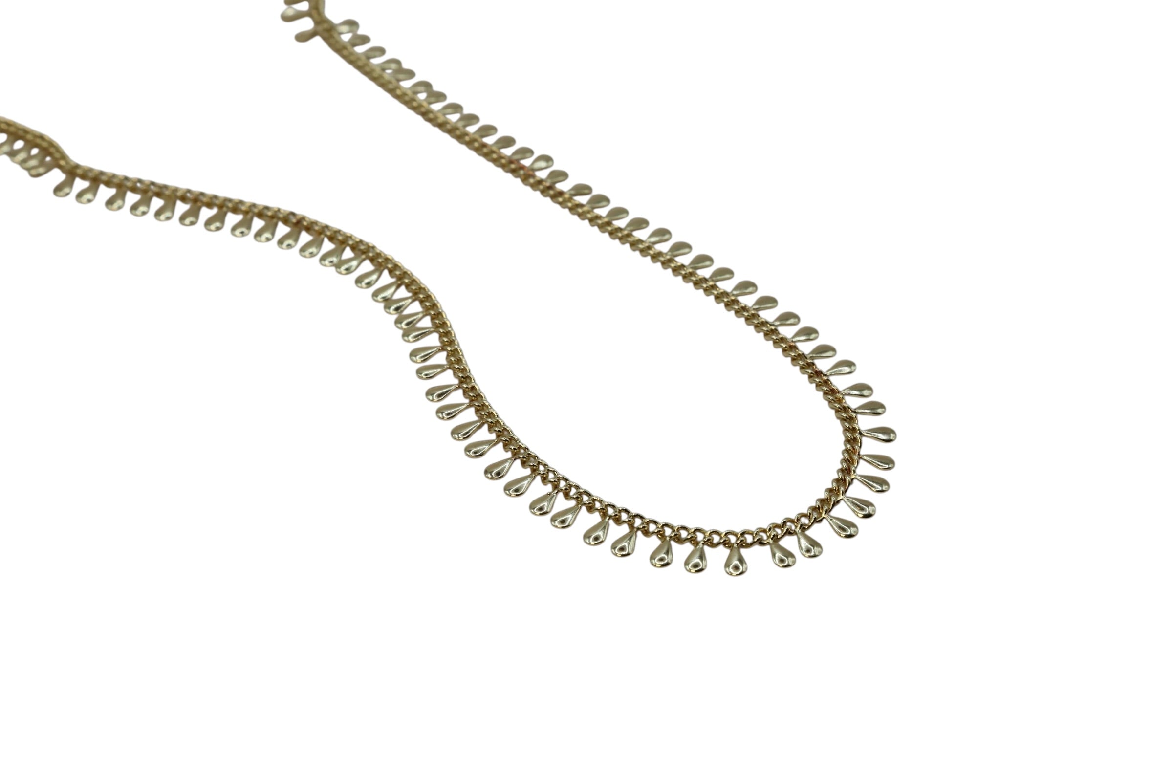 Teardrop Fringe Necklace – Serilda | 14K Gold Plated1