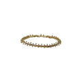 CZ Spiked Tennis Gold Bracelet – Ravelle | 14K Gold Plated